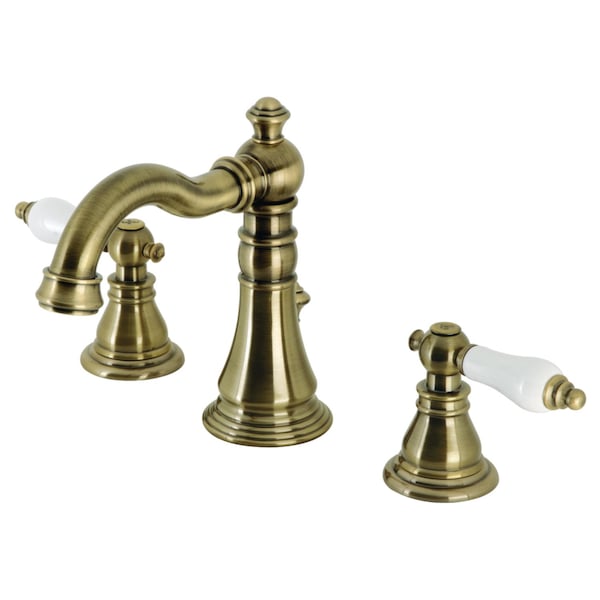 Fauceture FSC19733APL American Patriot Widespread Bathroom Faucet, Antique Brass FSC19733APL - main